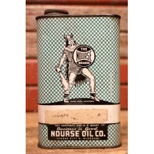 画像: dp-230901-79 NOURSE OIL Co, / 1940's One U.S. Quart Can