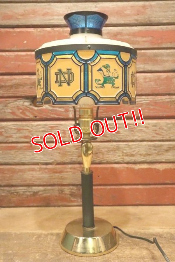 画像1: dp-240418-18 University of Notre Dame / Vintage Desk Light