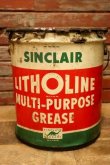 画像1: dp-240508-88 SINCLAIR / LITHOLINE MULTI-PURPOSE GREASE 1950's 5 Gallons Can