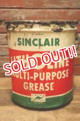 画像: dp-240508-88 SINCLAIR / LITHOLINE MULTI-PURPOSE GREASE 1950's 5 Gallons Can