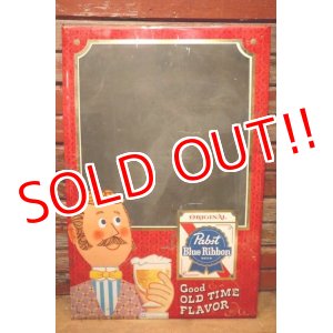 画像: dp-231001-07 Pabst Blue Ribbon / 1960's Menu Chalkboard Sign