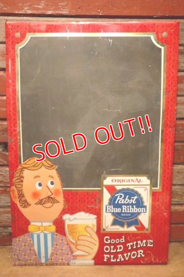 画像1: dp-231001-07 Pabst Blue Ribbon / 1960's Menu Chalkboard Sign