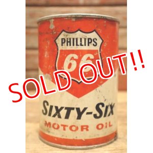 画像: dp-240508-57 PHILLIPS 66 / SIXTY-SIX MOTOR OIL One U.S. Quart Can