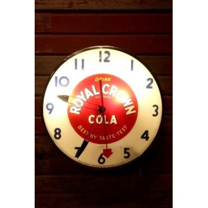 画像: dp-240508-97 ROYAL CROWN / Telechron 1950's Lighted Sign Clock