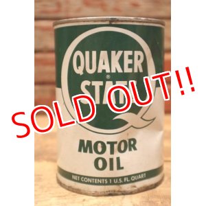 画像: dp-240508-18 QUAKER STATE / 1950's-1960's MOTOR OIL One U.S. Quart Can