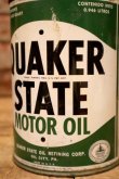 画像2: dp-240605-04 QUAKER STATE MOTOR OIL 1940's One U.S. Quart Can