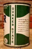 画像3: dp-240605-04 QUAKER STATE MOTOR OIL 1940's One U.S. Quart Can