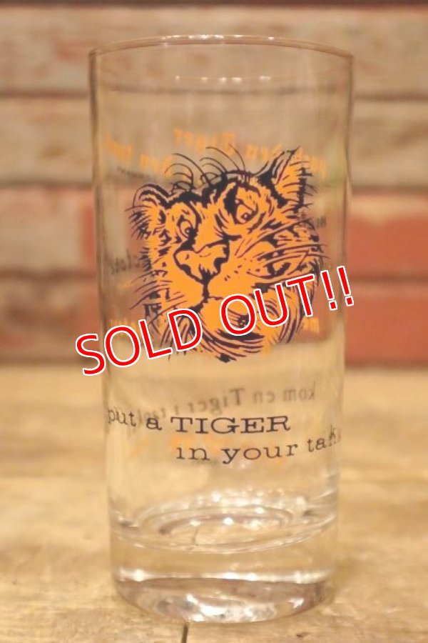 画像1: gs-240605-07 Esso Tiger / 1960's-1970's Glass Tumbler