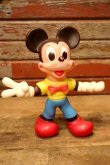 画像1: ct-240418-13 Mickey Mouse / Ledraplastic 1960's Rubber Doll (M)