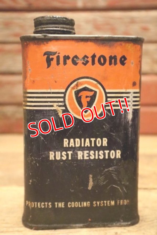 画像1: dp-240508-49 Firestone / 1940's-1950's RADIATOR RUST RESISTOR CAN