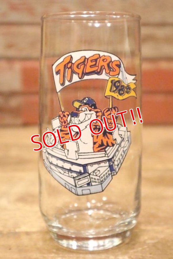 画像1: dp-240605-05 BURGER KING / 1988 DETROIT TIGERS GLASS