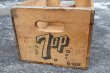 画像7: dp-240604-10 SEVEN UP 7up / 1960's Wood Box