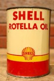 画像1: dp-240611-10 SHELL / ROTELLA OIL 〜1950's One U.S. Quart Can