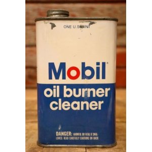 画像: dp-240207-07 Mobil / 1970's〜 oil burner cleaner One Pint Can