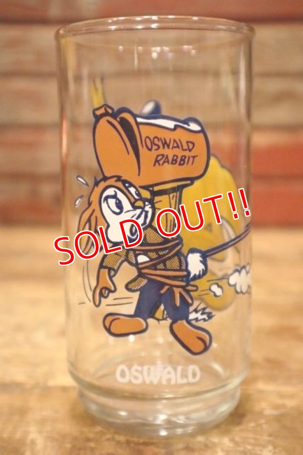 画像1: gs-240605-16 OSWALD & CUDDLES / 1970's Walter Lantz Productions Series Glass