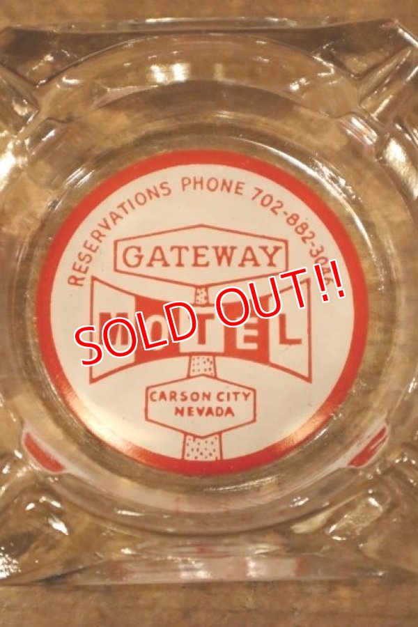 画像1: dp-240611-26 GATEWAY MOTEL / Vintage Ashtray