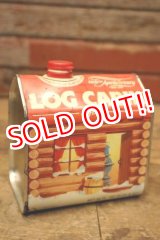 画像: dp-240605-12 LOG CABIN syrup 100th Anniversary Tin Can