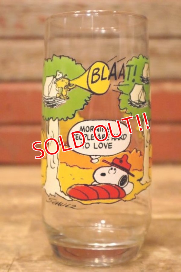 画像1: gs-240207-07 McDonald's / 1983 Camp Snoopy Collection Glass "Woodstock"