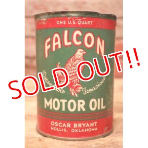 画像: dp-240623-04 FALCON MOTOR OIL / 1940's-1950's One U.S. Quart Can