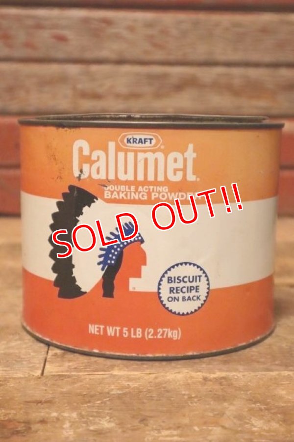 画像1: dp-240623-05 Calumet / KRAFT Baking Powder Can