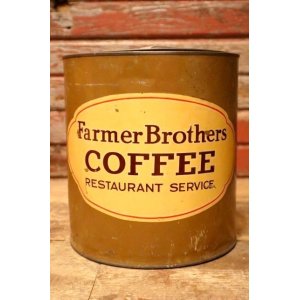 画像: dp-240623-06 Farmer Brothers COFFEE Vintage Tin Can