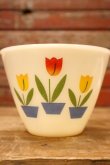 画像5: kt-230809-05 Fire-King / 1950's Ivory Tulip Grease Jar