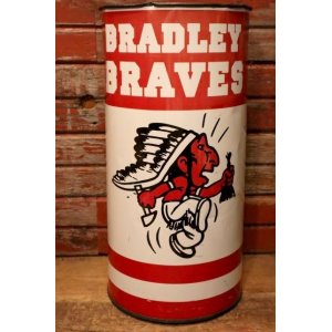 画像: dp-240623-07 Bradley University・Bradley Braves 1960's-1970's Trash Can