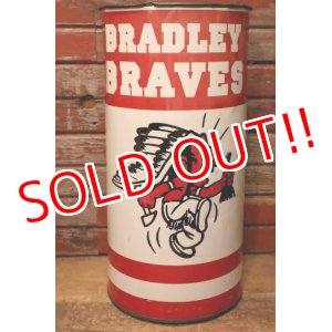 画像: dp-240623-07 Bradley University・Bradley Braves 1960's-1970's Trash Can