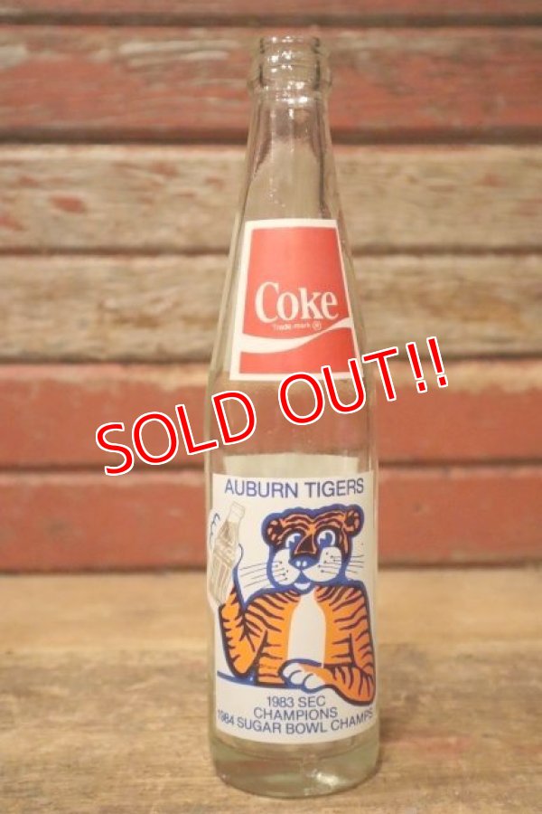 画像1: dp-230101-65 Auburn University / AUBURN TIGERS 1984 Sugar Bowl Champion Coca Cola Bottle