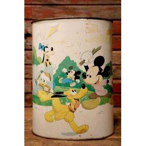 画像: ct-240605-24 Walt Disney Character's 1970's Tin Trash Can