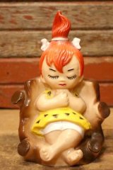 画像: ct-230301-24 Pebbles Flintstone / HOME CRAFT PROD. 1970's Coin Bank