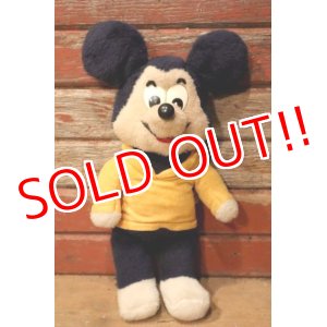 画像: ct-240611-03 Mickey Mouse / Knickerbocker 1960's-1970's Plush Doll