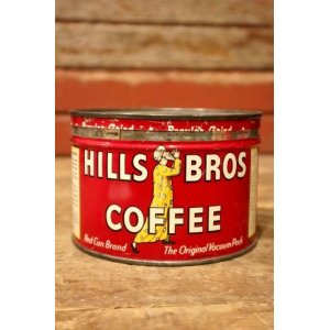 画像: dp-230601-10 HILLS BROS COFFEE / Vintage Tin Can