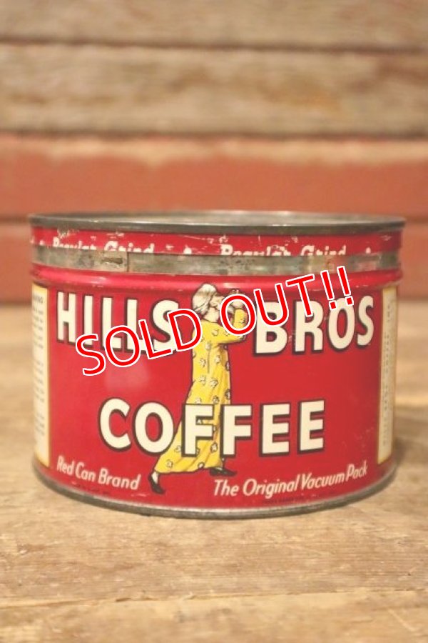 画像1: dp-230601-10 HILLS BROS COFFEE / Vintage Tin Can