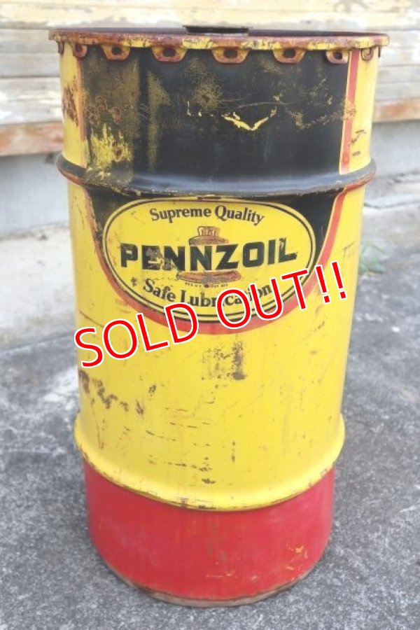 画像1: dp-240718-10 PENNZOIL / 1990's 16 U.S. GALLONS  Motor Oil Can