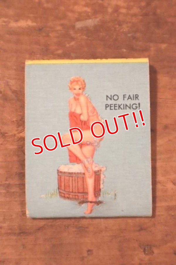 画像1: dp-240814-01 1950's PIN-UP GIRL Matchbook