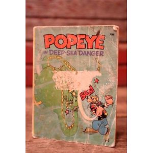 画像: ct-220901-13 Popeye / WHITMAN 1980 "POPYE IN DEEP-SHE DANGER" Book