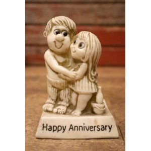 画像: ct-220901-15 RUSS BERRIE 1976 Message Doll "Happy Anniversary"