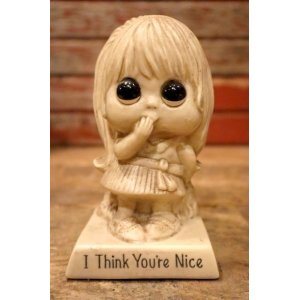 画像: ct-220901-15 RUSS BERRIE 1970 Message Doll "I Think You're Nice"