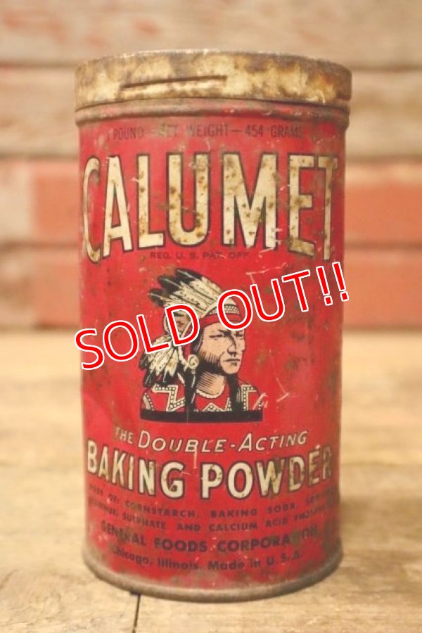 画像1: dp-240814-30 CALUMET Baking Powder 1930's Can