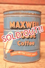 画像: dp-240814-39 MAXWELLHOUSE COFFEE 1950's Tin Can