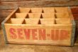 画像2: dp-240814-04 SEVEN-UP 7 UP / 1970's Wood Box