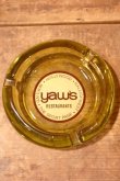 画像2: dp-240814-57 yaw's RESTAURANT / Vintage Glass Ashtray