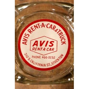 画像: dp-240814-45 AVIS RENT-A-CAR & TRUCK / Vintage Glass Ashtray