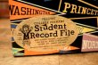 画像2: dp-240814-22 1950's-1960's College Pennant Student Record File Box