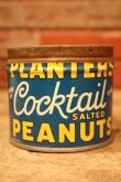 画像1: ct-240814-28 PLANTERS / MR.PEANUT 1940's Cocktail SALTED PEANUTS Can