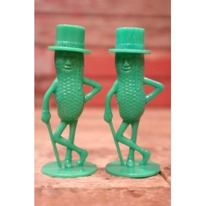 画像: ct-240814-23 PLANTERS / MR.PEANUT 1950's Salt & Pepper Shaker (Green)