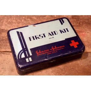 画像: dp-240814-21 Johnson & Johnson / 1960's-1970's FIRST AID KIT BOX