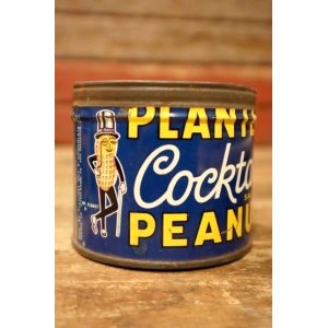 画像: ct-240814-27 PLANTERS / MR.PEANUT 1950's Cocktail SALTED PEANUTS Can