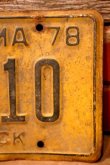 画像4: dp-230601-21 License Plate 1978 OKLAHOMA "MOF-410"